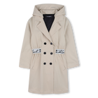 Gef&uuml;tterter trenchcoat KARL LAGERFELD KIDS 
                    M&Auml;DCHEN