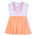 Kurz&auml;rmeliges kleid, WEISS, hi-res