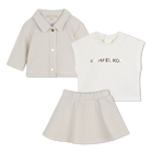 Set aus strickjacke, rock und t-shirt MICHAEL KORS 
                    M&Auml;DCHEN