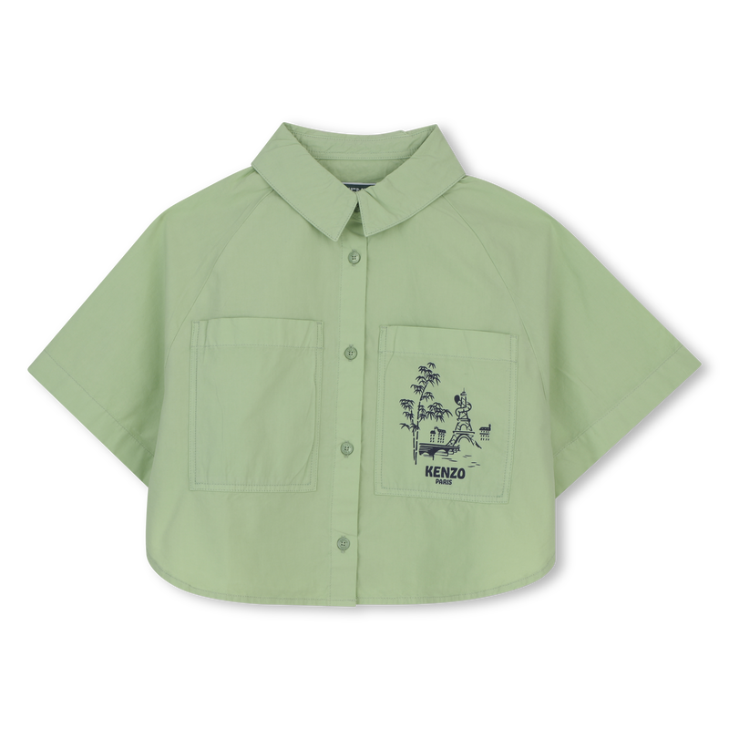 POPLIN HEMD KENZO KIDS 
                        M&Auml;DCHEN