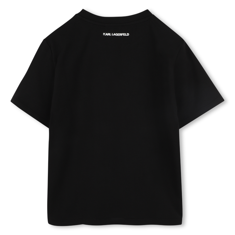 T-Shirt mit Pailletten KARL LAGERFELD KIDS 
                        M&Auml;DCHEN