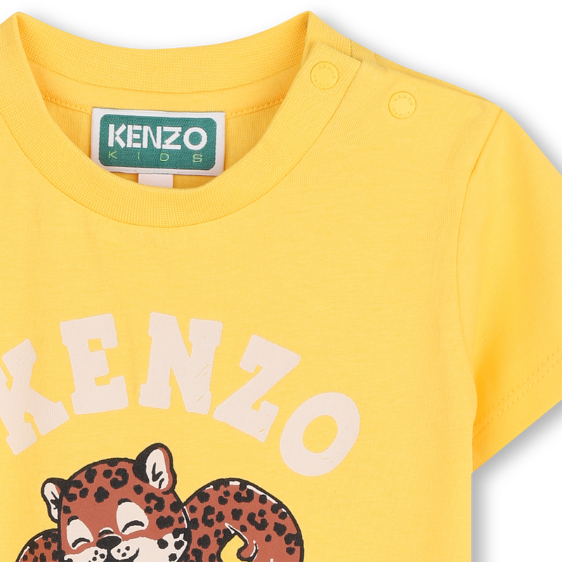 T-Shirt mit kurzen &Auml;rmeln KENZO KIDS 
                        JUNGE