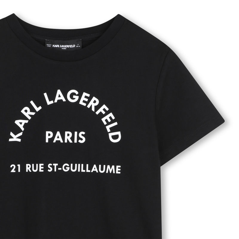 BEDRUCKTES T-SHIRT KARL LAGERFELD KIDS 
                        JUNGE