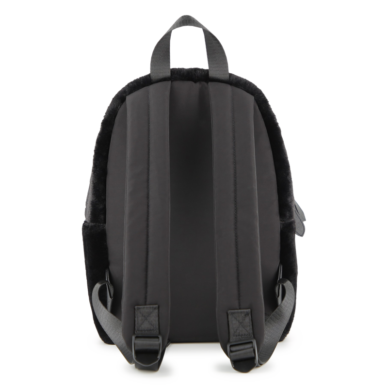 Kleiner Rucksack aus flauschigem Fleece KARL LAGERFELD KIDS 
                        M&Auml;DCHEN