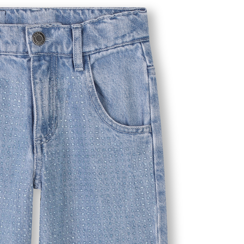 Jeans mit transparentem Strass MARC JACOBS 
                        M&Auml;DCHEN