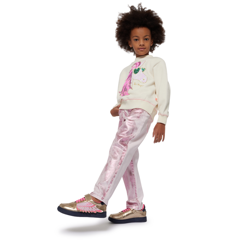 Schn&uuml;r-Sneakers mit Klett BILLIEBLUSH 
                        M&Auml;DCHEN