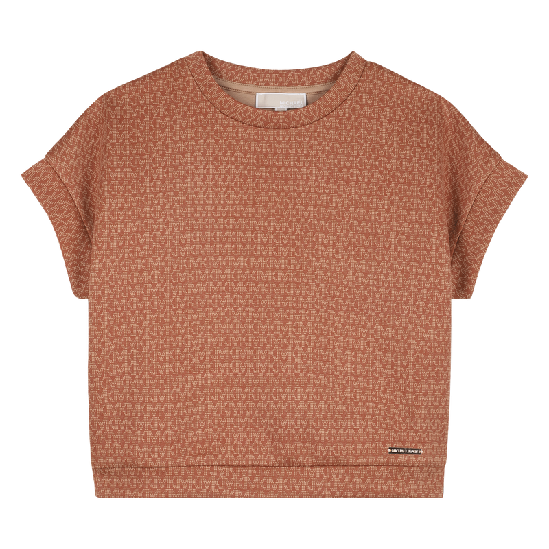 BEDRUCKTES KURZ&Auml;RMELIGES T-SHIRT MICHAEL KORS 
                        M&Auml;DCHEN