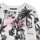 Fleece-sweatshirt KARL LAGERFELD KIDS 
                    M&Auml;DCHEN