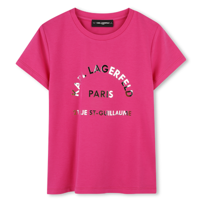 Kurzarm-T-Shirt KARL LAGERFELD KIDS MÄDCHEN