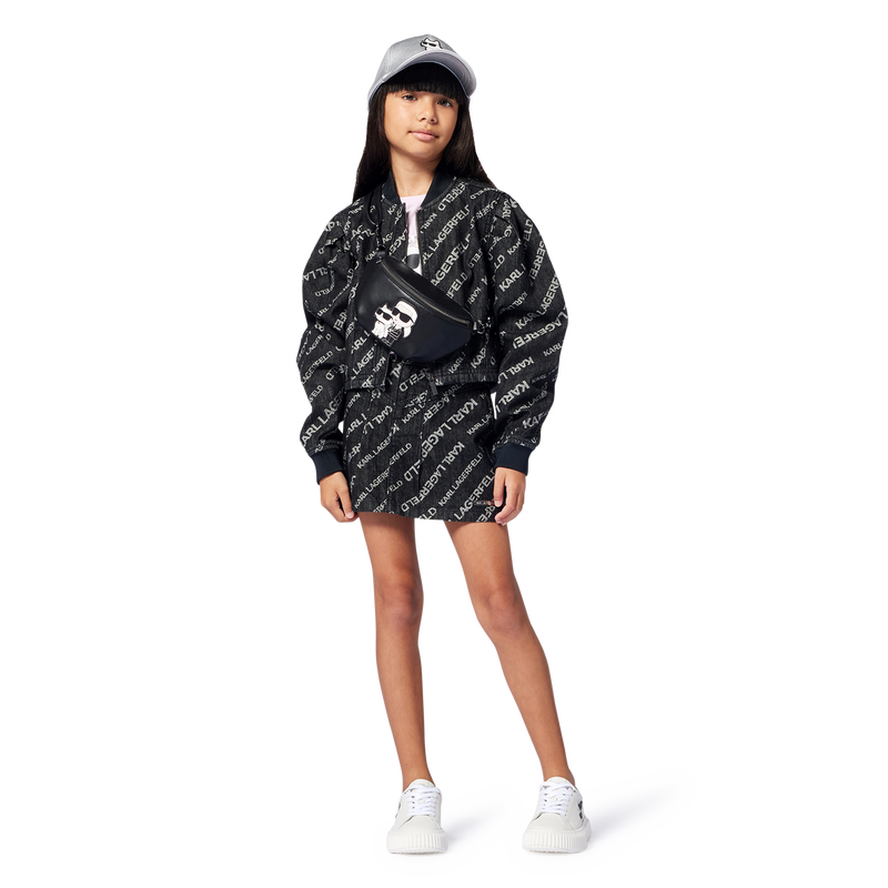 Verstellbares Cap mit Badge KARL LAGERFELD KIDS 
                        M&Auml;DCHEN