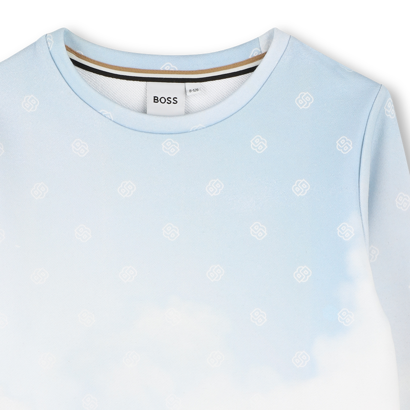 Sweatshirt mit Print BOSS 
                        JUNGE