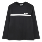 Lang&auml;rmeliges t-shirt BOSS 
                    JUNGE