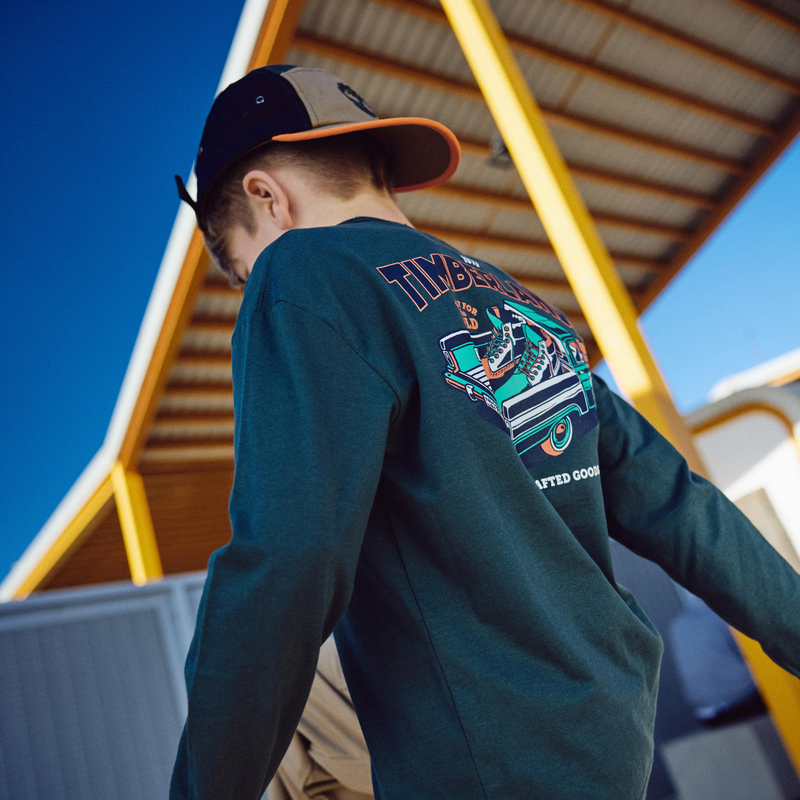 Bestickte K&ouml;perkappe TIMBERLAND 
                    JUNGE