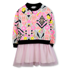 Kleid aus zwei Materialien BILLIEBLUSH 
                    M&Auml;DCHEN
