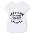 Tunesisches T-Shirt mit Kragen ZADIG & VOLTAIRE 
                    M&Auml;DCHEN