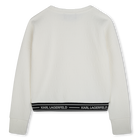 Lang&auml;rmeliges Sweatshirt KARL LAGERFELD KIDS 
                    M&Auml;DCHEN