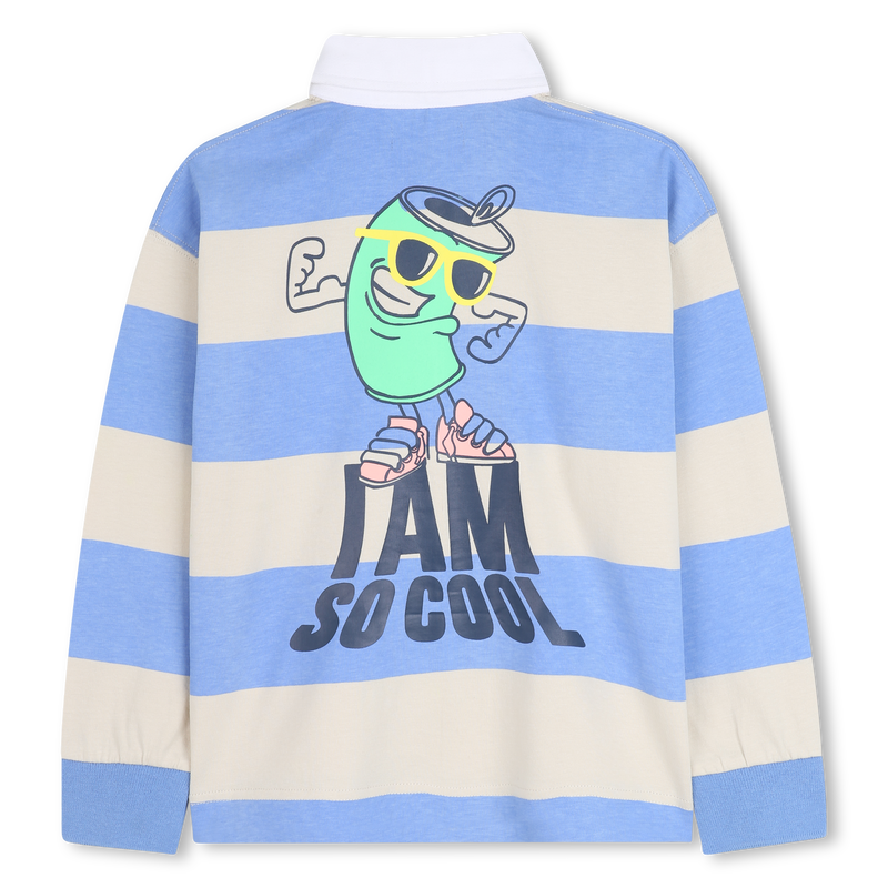 Gestreiftes lang&auml;rmeliges Poloshirt BILLIEBLUSH 
                        JUNGE