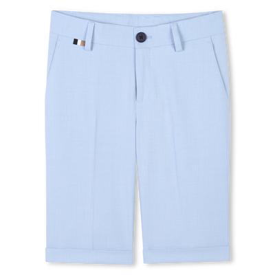 Festliche, einfarbige Bermudas BOSS JUNGE