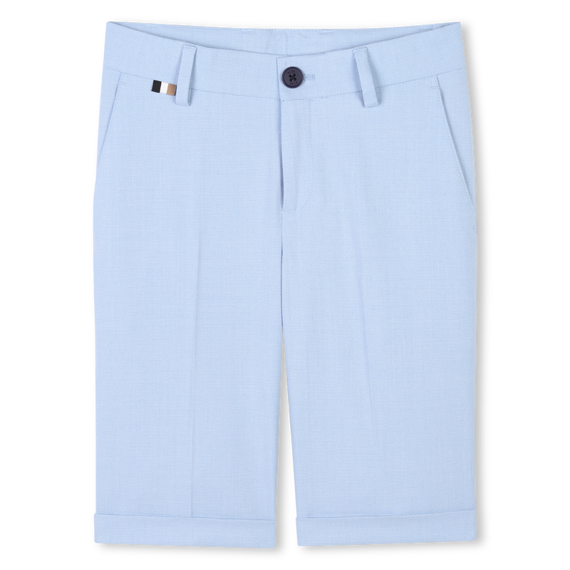 Festliche, einfarbige Bermudas BOSS 
                        JUNGE