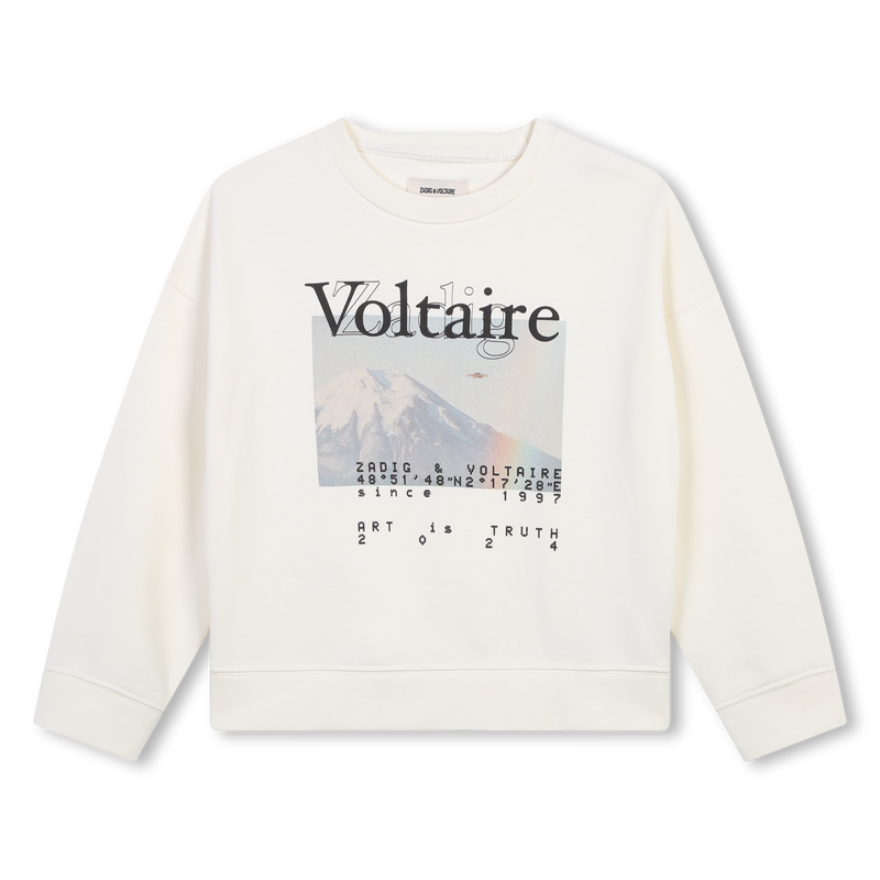 Sweatshirt aus Molton ZADIG & VOLTAIRE 
                        MÄDCHEN