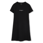 Kurz&auml;rmeliges kleid, SCHWARZ, hi-res