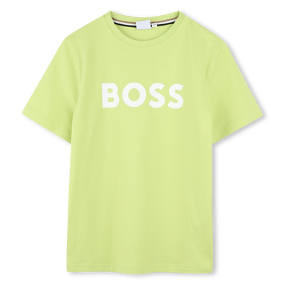 Kurz&auml;rmliges Baumwollshirt BOSS JUNGE