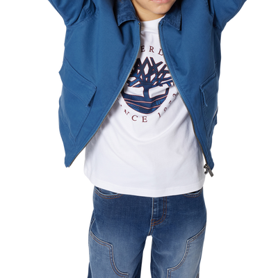Jacke mit &uuml;berf&auml;rbtem Design TIMBERLAND JUNGE