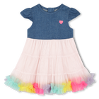 S&uuml;&szlig;es Kleid mit R&uuml;schen BILLIEBLUSH 
                    M&Auml;DCHEN