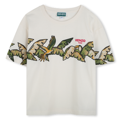 T-Shirt aus Baumwolle KENZO KIDS M&Auml;DCHEN