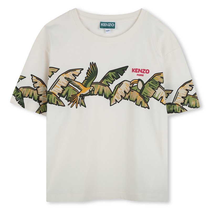 T-Shirt aus Baumwolle KENZO KIDS 
                        M&Auml;DCHEN