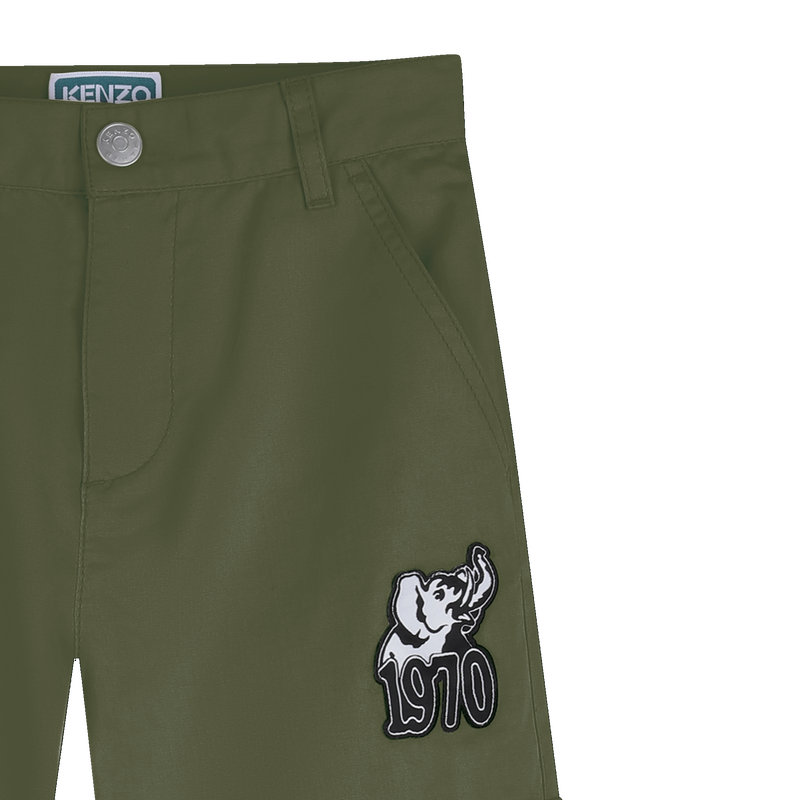 BERMUDASHORTS MIT AUFGESETZTEN TASCHEN KENZO KIDS 
                        JUNGE