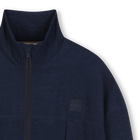 Strickjacke aus satinierter Baumwolle BOSS 
                    JUNGE