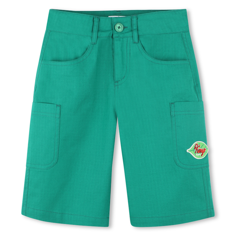 Kurze Cargohose aus Baumwolle KENZO KIDS 
                        JUNGE