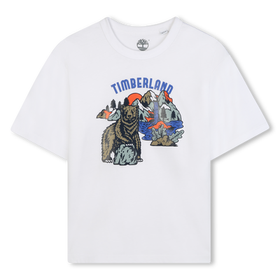 Kurz&auml;rmeliges T-Shirt aus Jersey TIMBERLAND JUNGE