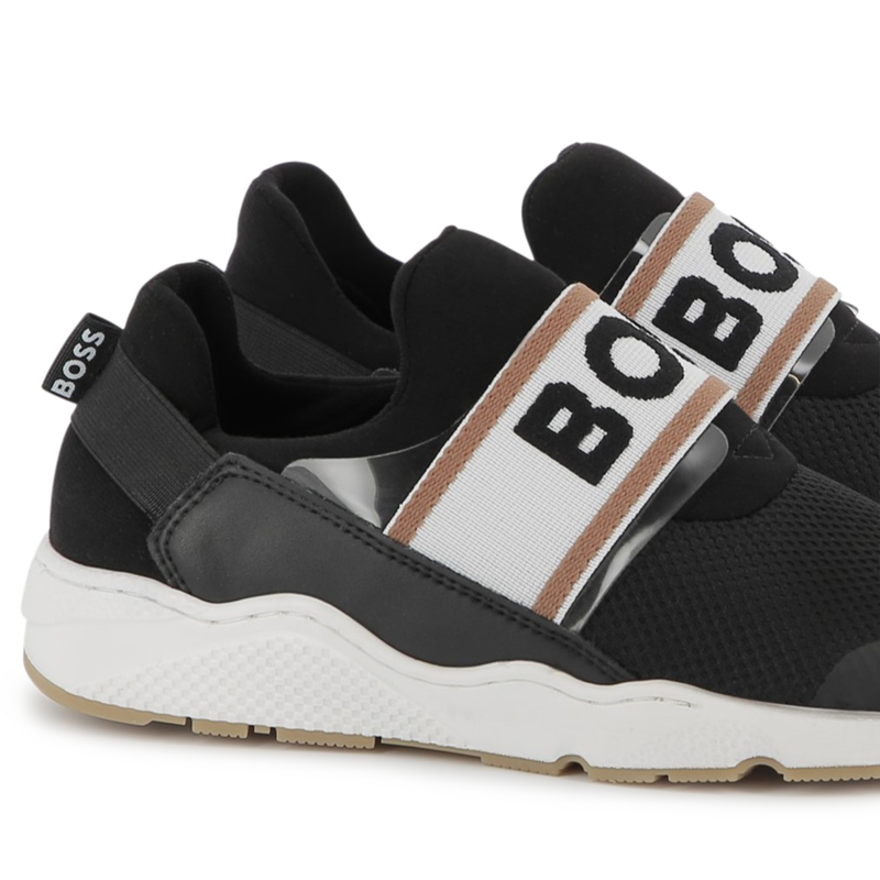 Niedrige Sneaker mit Stretch BOSS 
                        JUNGE