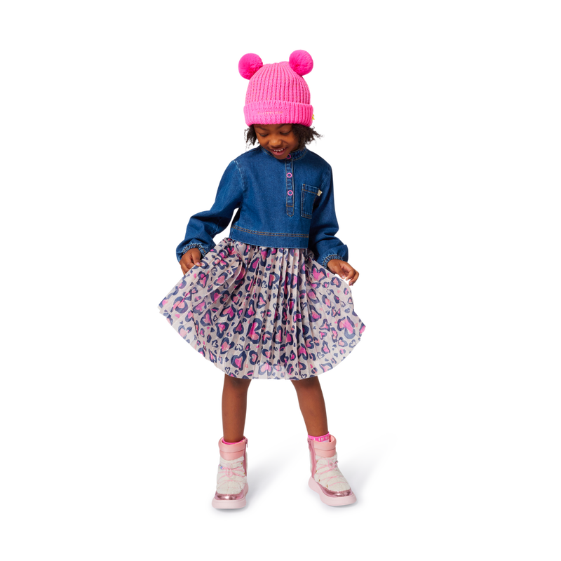 Doppelte Pompon-M&uuml;tze BILLIEBLUSH 
                        M&Auml;DCHEN