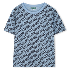 Baumwoll-T-Shirt mit Print KENZO KIDS 
                    JUNGE