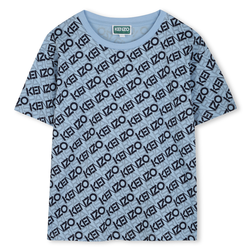 Baumwoll-T-Shirt mit Print KENZO KIDS 
                        JUNGE