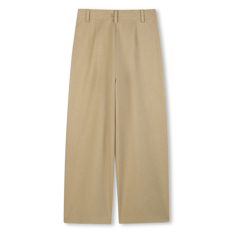 Hose aus Twill mit weitem Bein MICHAEL KORS 
                        M&Auml;DCHEN