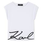 Kurz&auml;rmeliges t-shirt KARL LAGERFELD KIDS 
                    M&Auml;DCHEN