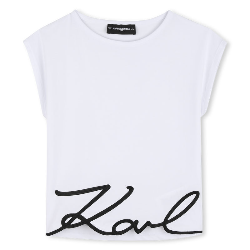 KURZ&Auml;RMELIGES T-SHIRT KARL LAGERFELD KIDS 
                        M&Auml;DCHEN