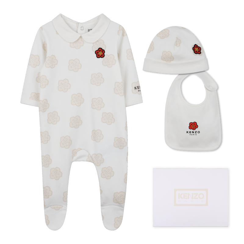 Pyjama-Set mit M&uuml;tze und L&auml;tzchen KENZO KIDS 
                        UNISEX