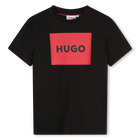 Kurzarm-T-Shirt aus Baumwolle HUGO 
                    JUNGE
