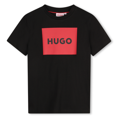 Kurzarm-T-Shirt aus Baumwolle HUGO JUNGE