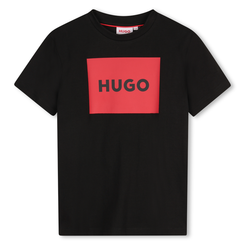 Kurzarm-T-Shirt aus Baumwolle HUGO 
                        JUNGE