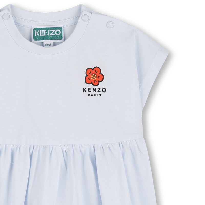 KLEID IN DER TAILLE GERAFFT KENZO KIDS 
                        M&Auml;DCHEN