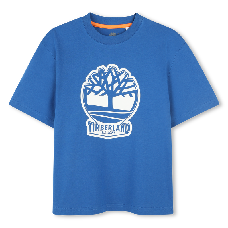 Zweifarbiges T-Shirt mit Logo TIMBERLAND 
                        JUNGE