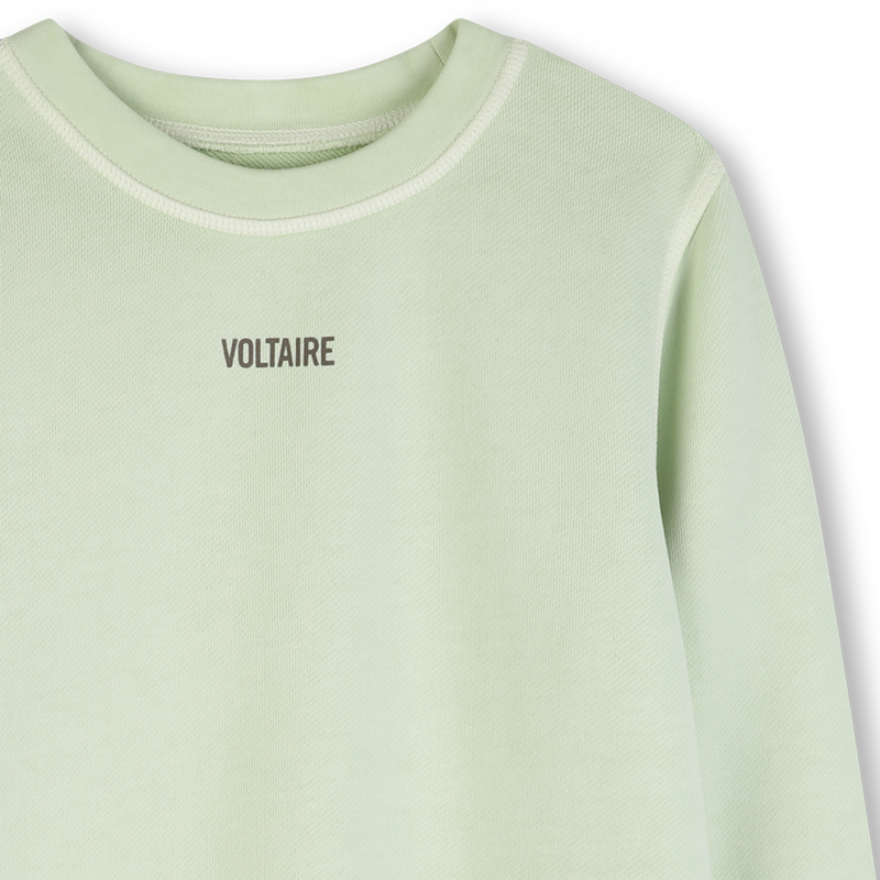 SWEATSHIRT MIT RUNDHALSAUSSCHNITT ZADIG & VOLTAIRE 
                        JUNGE