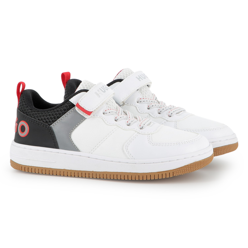 Sneaker mit elastischen Schn&uuml;rsenkeln HUGO 
                        JUNGE