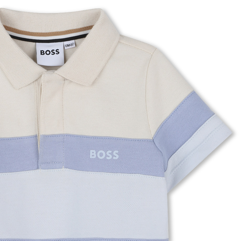 KURZ&Auml;RMELIGES POLOSHIRT BOSS 
                        JUNGE